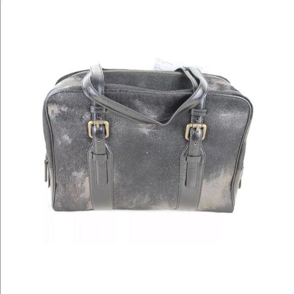 UGG ALDABELLA ZIP IRON CROC EMBOSSED PURSE SATCHEL - Picture 4 of 8